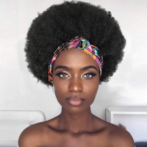 Gail - Brazilian Afro Headband Wig