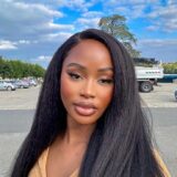 Thabi - Brazilian Kinky Straight 13x4 Frontal Wig, 10–24 Inches